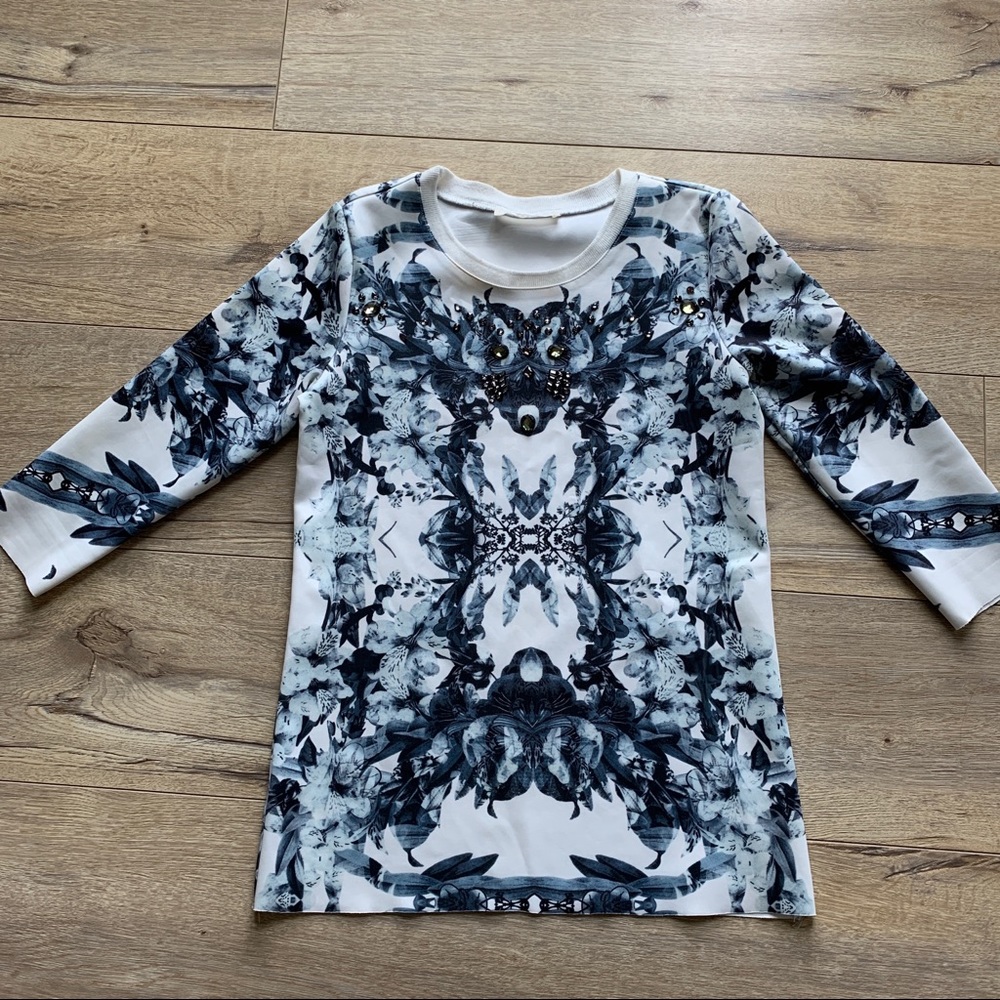 Luna Kaleidoscope 3/4 Length Top - Size XS
